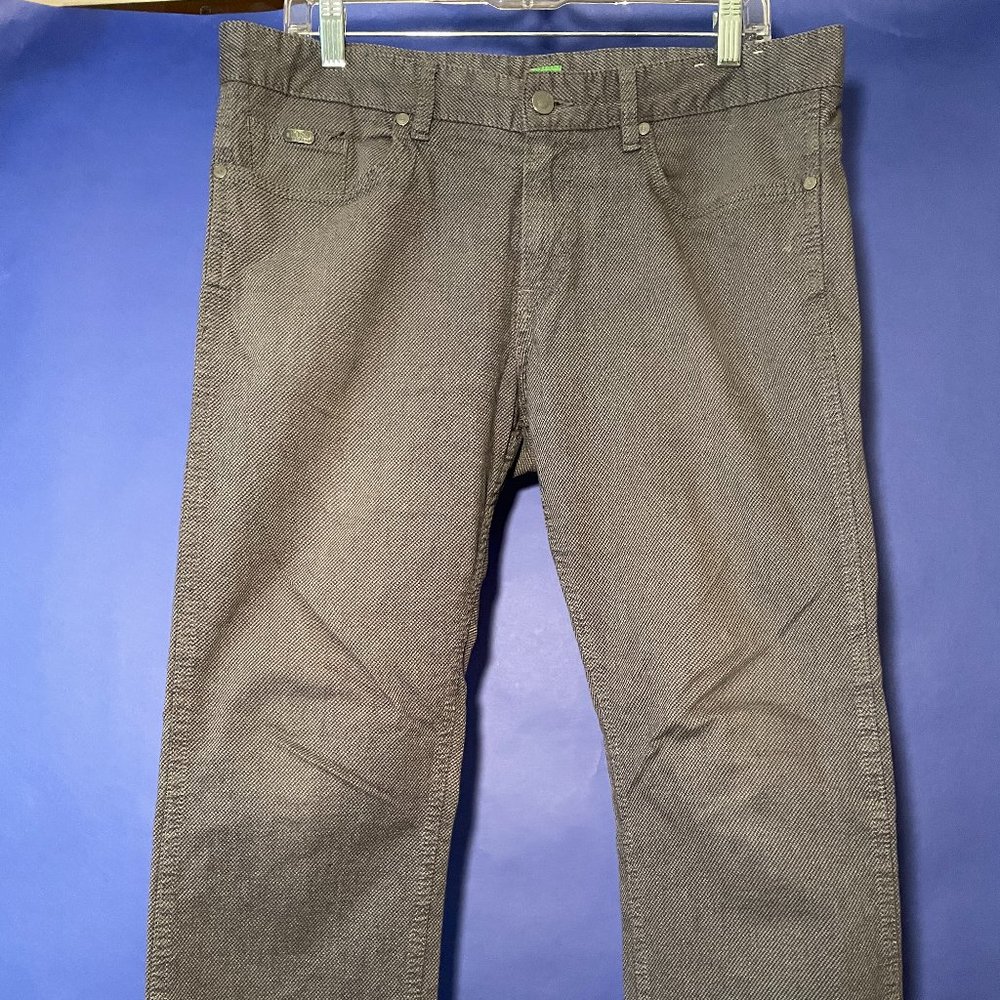Boss Hugo Boss Jeans Mens 33/? Gray/Black  Skinny Stretch Pants